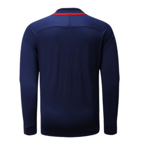 PSG 17-18 Training Sports Wear Drill Top Blue - Click Image to Close